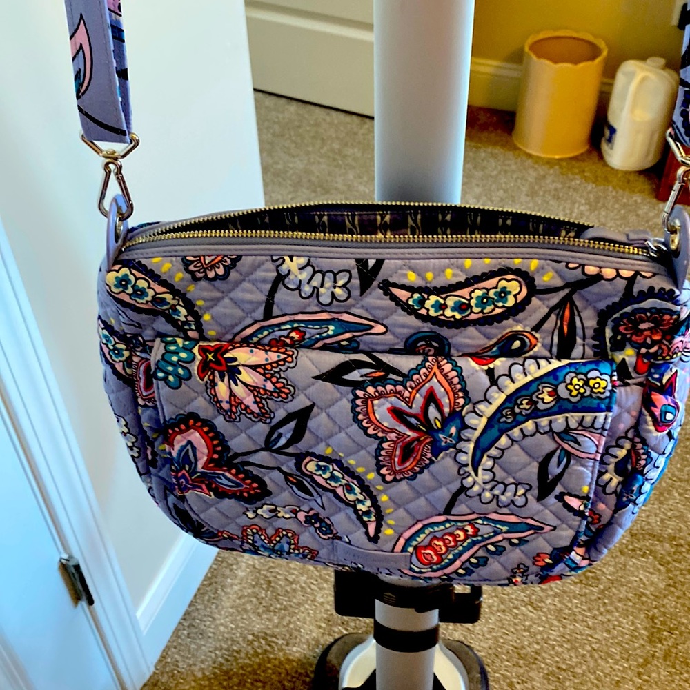 Vera Bradley Crossbody, small wallet and medium cosmetic bag.